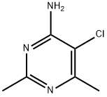 4-AMINO-5-CHLORO-2,6-DIMETHYLPYRIMIDINE Structure