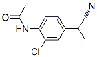 2'-氯-4'-(1-氰乙基)乙酰苯胺 结构式