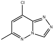 8-クロロ-6-メチル-1,2,4-トリアゾロ[4,3-b]ピリダジン 化学構造式
