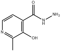 Isonicotinic acid, 3-hydroxy-2-methyl-, hydrazide (8CI) 化学構造式