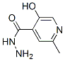 Isonicotinic acid, 5-hydroxy-2-methyl-, hydrazide (8CI) 化学構造式