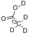 Acetic  acid-2-13C,d4 Struktur