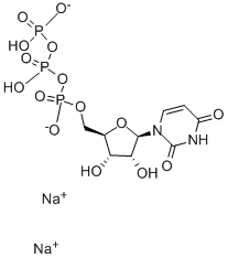 尿苷-5'-三磷酸二钠盐 结构式