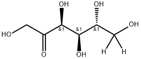 D-FRUCTOSE-6 6-D2 Struktur