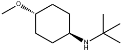 Cyclohexanamine, N-(1,1-dimethylethyl)-4-methoxy-, trans- (9CI) 结构式