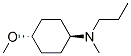 Cyclohexanamine, 4-methoxy-N-methyl-N-propyl-, trans- (9CI) Struktur