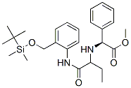 285996-33-0 Benzeneacetic acid, alpha-[[1-[[[2-[[[(1,1-dimethylethyl)dimethylsilyl]oxy]methyl]phenyl]amino]carbonyl]propyl]amino]-, methyl ester, (alphaS)- (9CI)