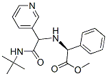 Benzeneacetic acid, alpha-[[2-[(1,1-dimethylethyl)amino]-2-oxo-1-(3-pyridinyl)ethyl]amino]-, methyl ester, (alphaS)- (9CI),285996-50-1,结构式