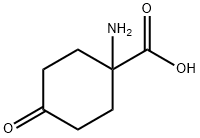 1-AMINO-1-CARBOXY-4-CYCLOHEXANONE Structure