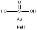 sulphurous acid, gold sodium salt Structure