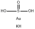 sulphurous acid, gold potassium salt Struktur