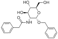 A-BENZYL-N-CBZ-D-GLUCOSAMINIDECRYSTALLIN E 化学構造式