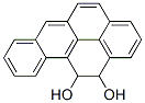 11,12-dihydro-11,12-dihydroxybenzo(a)pyrene 化学構造式