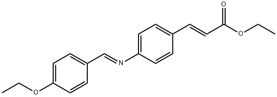 ethyl 3-[4-[[(4-ethoxyphenyl)methylene]amino]phenyl]acrylate