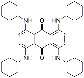 1,4,5,8-tetrakis(cyclohexylamino)anthraquinone Struktur