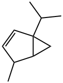 4-メチル-1-(1-メチルエチル)ビシクロ[3.1.0]ヘキサ-2-エン 化学構造式