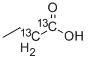 BUTYRIC-1,2-13C2 ACID Structure