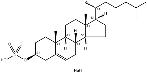 Cholesteryl sodium sulfate Struktur