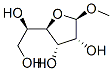 .beta.-D-Allofuranoside, methyl Structure