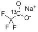 SODIUM TRIFLUOROACETATE-1-13C Structure