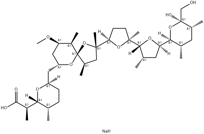 Nigericin sodium salt Structure