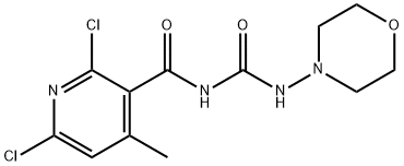 N-[(2,6-DICHLORO-4-METHYL-3-PYRIDYL)CARBONYL]-N'-MORPHOLINOUREA,286436-08-6,结构式