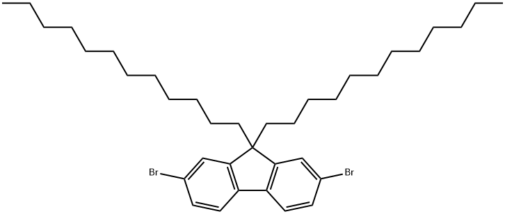 9,9-DIDODECYL-2 7-DIBROMOFLUORENE Structure