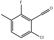 6-氯-2-氟-3-甲基苯甲醛 结构式