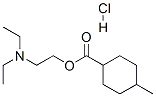 2-diethylaminoethyl 4-methylcyclohexane-1-carboxylate hydrochloride,28657-03-6,结构式