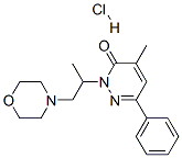 4-methyl-2-(1-morpholin-4-ylpropan-2-yl)-6-phenyl-pyridazin-3-one hydr ochloride,28664-99-5,结构式