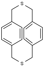 2,11-ジチア[3,3]パラシクロファン 化学構造式