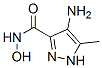 Pyrazole-3-carbohydroxamic  acid,  4-amino-5-methyl-  (8CI) Structure