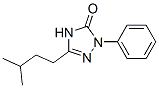 3-イソペンチル-1-フェニル-1H-1,2,4-トリアゾール-5(4H)-オン 化学構造式