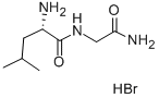 H-LEU-GLY-NH2 HBR 化学構造式