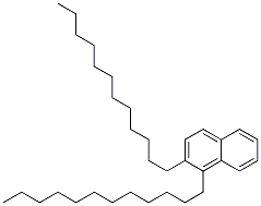 ジドデシルナフタレン 化学構造式