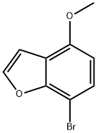 7-BROMO-4-METHOXYBENZOFURAN Struktur