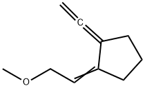Cyclopentane, 1-ethenylidene-2-(2-methoxyethylidene)- (9CI) Structure