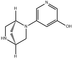 3-Pyridinol,5-(1S,4S)-2,5-diazabicyclo[2.2.1]hept-2-yl-(9CI) 结构式