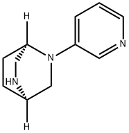 2,5-Diazabicyclo[2.2.2]octane,2-(3-pyridinyl)-,(1R,4R)-(9CI) Struktur