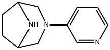 3,8-Diazabicyclo[3.2.1]octane,3-(3-pyridinyl)-(9CI) Structure