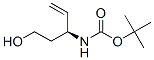 Carbamic acid, [(1S)-1-(2-hydroxyethyl)-2-propenyl]-, 1,1-dimethylethyl ester 化学構造式