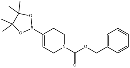 4-(4,4,5,5-TETRAMETHYL-[1,3,2]DIOXABOROLAN-2-YL)-3,6-DIHYDRO-2H-PYRIDINE-1-CARBOXYLIC ACID BENZYL ESTER Structure