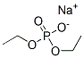 sodium diethyl phosphate Structure