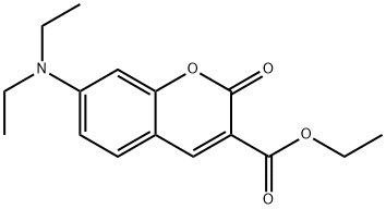 7-(DIETHYLAMINO)COUMARIN-3-CARBOXYLIC ACID ETHYL ESTER Structure