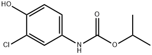 (3-クロロ-4-ヒドロキシフェニル)カルバミド酸イソプロピル 化学構造式