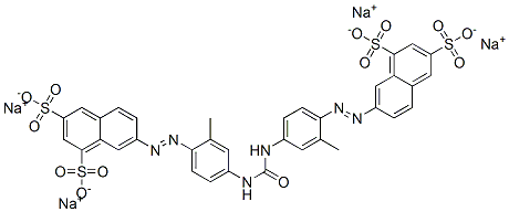 tetrasodium 7,7'-[ureylenebis[(2-methyl-p-phenylene)azo]]dinaphthalene-1,3-disulphonate,28706-21-0,结构式