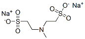 disodium 2,2'-(methylimino)bisethanesulphonate Structure