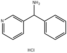 C-Phenyl-C-pyridin-3-yl-methylaminedihydrochloride Struktur