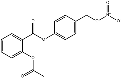 2-(ACETYLOXY)-4-[(NITROOXY)METHYL]PHENYL ESTER, BENZOIC ACID Structure
