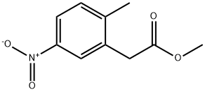 2-(2-甲基-5-硝基苯基)乙酸甲酯,287119-84-0,结构式